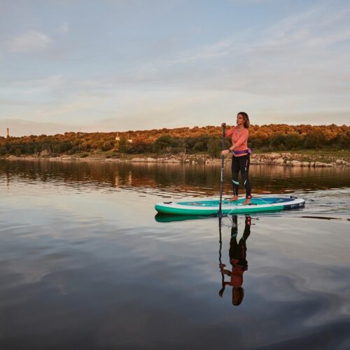 strangford-lough-activity-centre-woman-sup-calm-evening-water Paddle Boarding (SUP) 2Hr