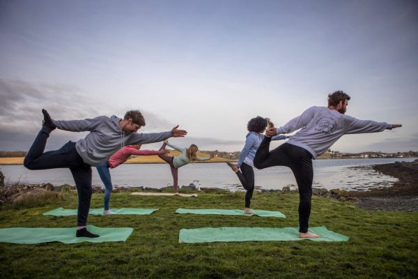 strangford-lough-activity-centre-island-yoga-warrior-three-balance-lough